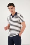 Pamuklu Regular Fit Erkek Polo T Shirt 5904022 İNDİGO