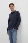 Pamuklu Regular Fit Erkek Polo Yaka Kazak 0710352-70490 KOYU LACIVERT