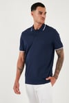 Pamuklu Regular Fit Erkek Polo Yaka T Shirt 5902063 İNDİGO