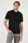 Pamuklu Regular Fit Erkek Polo Yaka T Shirt 5902063 SİYAH