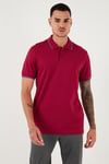 Pamuklu Regular Fit Erkek Polo Yaka T Shirt 5902063 BORDO
