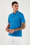 Pamuklu Regular Fit Erkek Polo Yaka T Shirt 5902063 MAVİ