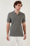 Pamuklu Regular Fit Erkek Polo Yaka T Shirt 5902645 AÇIK HAKİ
