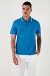 Pamuklu Regular Fit Erkek Polo Yaka T Shirt 5902063 MAVİ