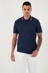 Pamuklu Regular Fit Erkek Polo Yaka T Shirt 5902063 İNDİGO