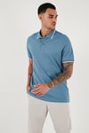 Pamuklu Regular Fit Erkek Polo Yaka T Shirt 5902063 AÇIK MAVİ