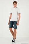 Pamuklu Regular Fit Erkek Polo Yaka T Shirt 5902063 BEYAZ