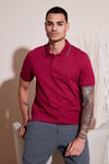 Pamuklu Regular Fit Erkek Polo Yaka T Shirt 5902063 BORDO