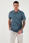 Pamuklu Regular Fit Erkek Polo Yaka T Shirt 5902063 PETROL