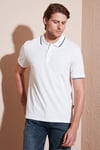 Pamuklu Regular Fit Erkek Polo Yaka T Shirt 5902063 BEYAZ