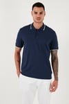 Pamuklu Regular Fit Erkek Polo Yaka T Shirt 5902063 İNDİGO