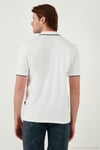 Pamuklu Regular Fit Erkek Polo Yaka T Shirt 5902063 BEYAZ