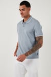 Pamuklu Regular Fit Erkek Polo Yaka T Shirt 5902063 AÇIK GRİ