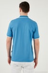 Pamuklu Regular Fit Erkek Polo Yaka T Shirt 5902063 Açık Mavi-Ekru