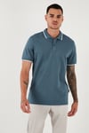 Pamuklu Regular Fit Erkek Polo Yaka T Shirt 5902063 PETROL