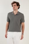 Pamuklu Regular Fit Erkek Polo Yaka T Shirt 5902645 AÇIK HAKİ