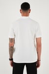 Pamuklu Regular Fit Fermuarlı Erkek Polo Yaka T Shirt 5902915 BEYAZ