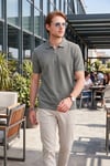 Pamuklu Regular Fit Fermuarlı Erkek Polo Yaka T Shirt 5902434 AÇIK HAKİ