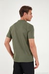 Pamuklu Regular Fit Fermuarlı Erkek Polo Yaka T Shirt 5902738 HAKİ