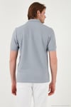 Pamuklu Regular Fit Fermuarlı Erkek Polo Yaka T Shirt 5902434 GRİ