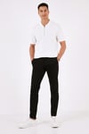 Pamuklu Regular Fit Fermuarlı Erkek Polo Yaka T Shirt 5902434 EKRU