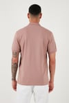 Pamuklu Regular Fit Fermuarlı Erkek Polo Yaka T Shirt 5902915 PUDRA