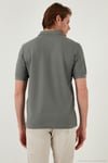 Pamuklu Regular Fit Fermuarlı Erkek Polo Yaka T Shirt 5902434 AÇIK HAKİ