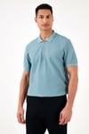 Pamuklu Regular Fit Fermuarlı Erkek Polo Yaka T Shirt 5902434 MAVİ