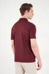 Pamuklu Regular Fit Göğüs Cepli Düğmeli Erkek Polo T Shirt 4565001 BORDO