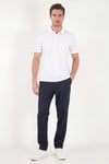 Pamuklu Regular Fit Göğüs Cepli Düğmeli Erkek Polo T Shirt 4565001 BEYAZ
