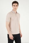 Pamuklu Regular Fit Göğüs Cepli Düğmeli Erkek Polo T Shirt 4565001 BEJ