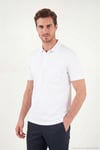 Pamuklu Regular Fit Göğüs Cepli Düğmeli Erkek Polo T Shirt 4565001 BEYAZ