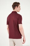 Pamuklu Regular Fit Göğüs Cepli Düğmeli Erkek Polo T Shirt 4565001 BORDO