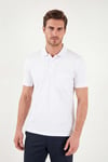 Pamuklu Regular Fit Göğüs Cepli Düğmeli Erkek Polo T Shirt 4565001 BEYAZ
