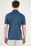 Pamuklu Regular Fit Göğüs Cepli Düğmeli Erkek Polo T Shirt 4565001 İNDİGO
