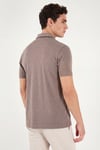 Pamuklu Regular Fit Göğüs Cepli Düğmeli Erkek Polo T Shirt 4565001 KAHVE