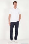Pamuklu Regular Fit Göğüs Cepli Düğmeli Erkek Polo T Shirt 4565001 BEYAZ