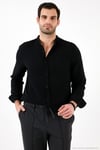 Pamuklu Regular Fit Hakim Yaka Erkek Gömlek CF25S127702 SİYAH