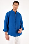 Pamuklu Regular Fit Hakim Yaka Erkek Gömlek CF24S127702 SAKS
