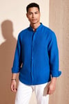 Pamuklu Regular Fit Hakim Yaka Erkek Gömlek CF24S127702 SAKS