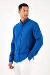 Pamuklu Regular Fit Hakim Yaka Erkek Gömlek CF24S127702 SAKS