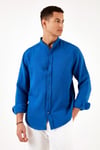 Pamuklu Regular Fit Hakim Yaka Erkek Gömlek CF24S127702 SAKS