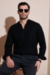 Pamuklu Regular Fit Hakim Yaka Erkek Gömlek CF25S127702 SİYAH