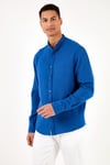 Pamuklu Regular Fit Hakim Yaka Erkek Gömlek CF24S127702 SAKS