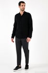 Pamuklu Regular Fit Hakim Yaka Erkek Gömlek CF25S127702 SİYAH