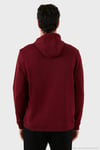 Pamuklu Regular Fit Kanguru Cepli Kapüşonlu Erkek Sweat 6141006B BORDO