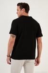 Pamuklu Regular Fit Kısa Kollu 2'li Paket Erkek Gömlek 5902640S2 SİYAH-İNDİGO