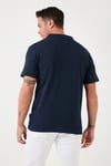Pamuklu Regular Fit Kısa Kollu Erkek Gömlek 5902640 İNDİGO