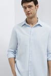 Pamuklu Regular Fit Klasik Yaka Uzun Kollu Erkek Gömlek 0211967-91540 AÇIK MAVİ