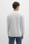 Pamuklu Regular Fit Logo Bakılı Bisiklet Yaka Erkek Sweat 0S10402-70075 AÇIK GRİ